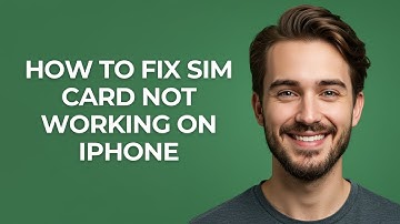 How To Fix SIM Card Not Working On iPhone - GUIDE!