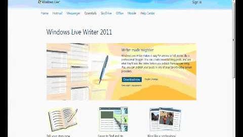 How to use Windows Live Writer 2011