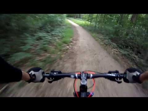 Mountain biking Riverbends Park in Utica, Mi.