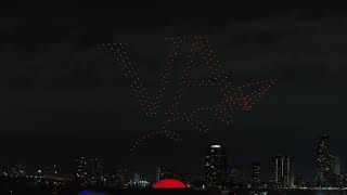 Watch drone light display for Virgil Abloh's final show for Louis