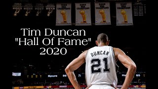 TIM DUNCAN HALL OF FAME TRIBUTE NEW 2020