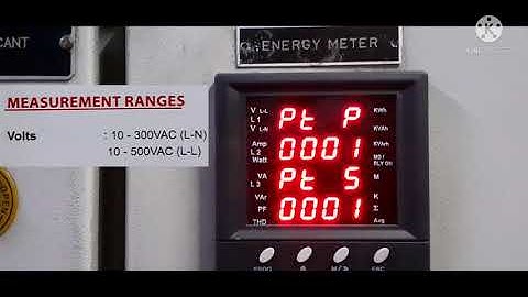 NEPTUNE energy metre PT & CT programming