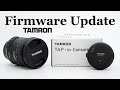 Update Tamron Lens with TAP-in Console • How-To