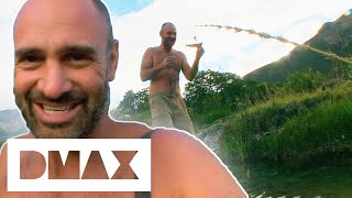 Catching Fish With Automated Fishing Line In The Mountains Of Patagonia Marooned With Ed Stafford