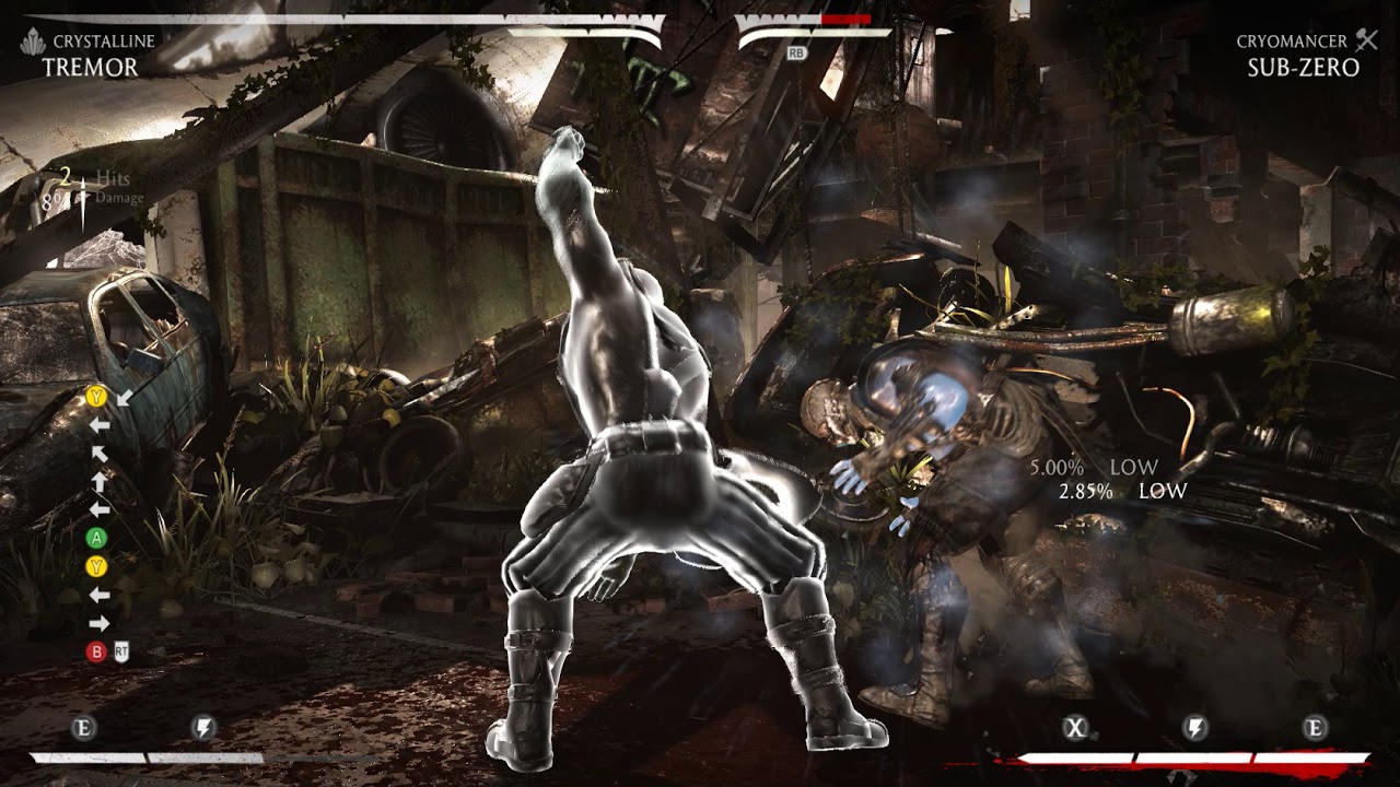 Tremor optimal corner dmg (1 bar, 46%)