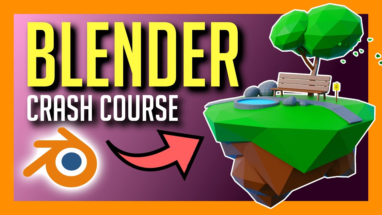 Blender Crash Course Beginner's to Blender! -