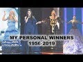 MY EUROVISION PERSONAL WINNERS 1956 - 2019