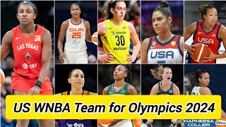 2024 USA Women's Qualifying Basketball Team for Paris Olympics l @toptable6221