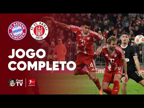 JOGO COMPLETO: BAYERN DE MUNIQUE X ST. PAULI | BUNDESLIGA 2025/2026 | 12ª RODADA