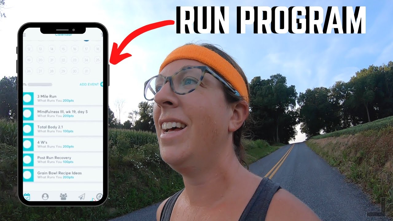 A LOOK INSIDE THE RUN PROGRAM I FOLLOW! - YouTube