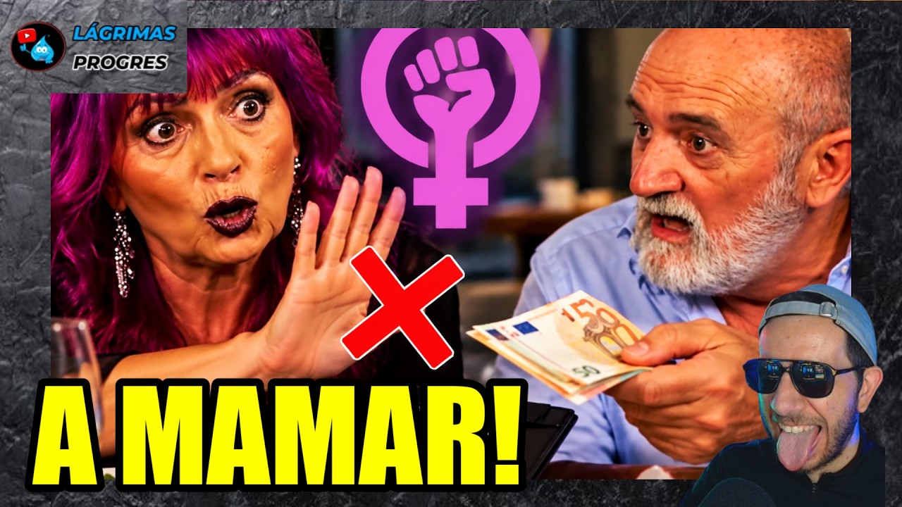 FEMINISTA SE INTENTA ESCAQUEAR DE PAGAR EN LA PRIMERA CITA... Y HACE EL RIDÍCULO!
