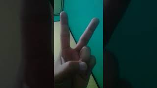 Peace sign as satan