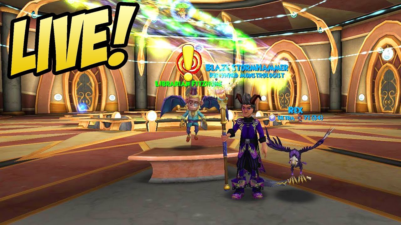 Wizard101: FIRST STREAM IN FOREVER!! - Storm Empyrea Walkthrough Ep 1