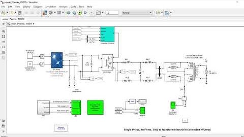 Design & Simulation of Photo Voltaic Residential System Connected to the Grid using Matlab Simulink