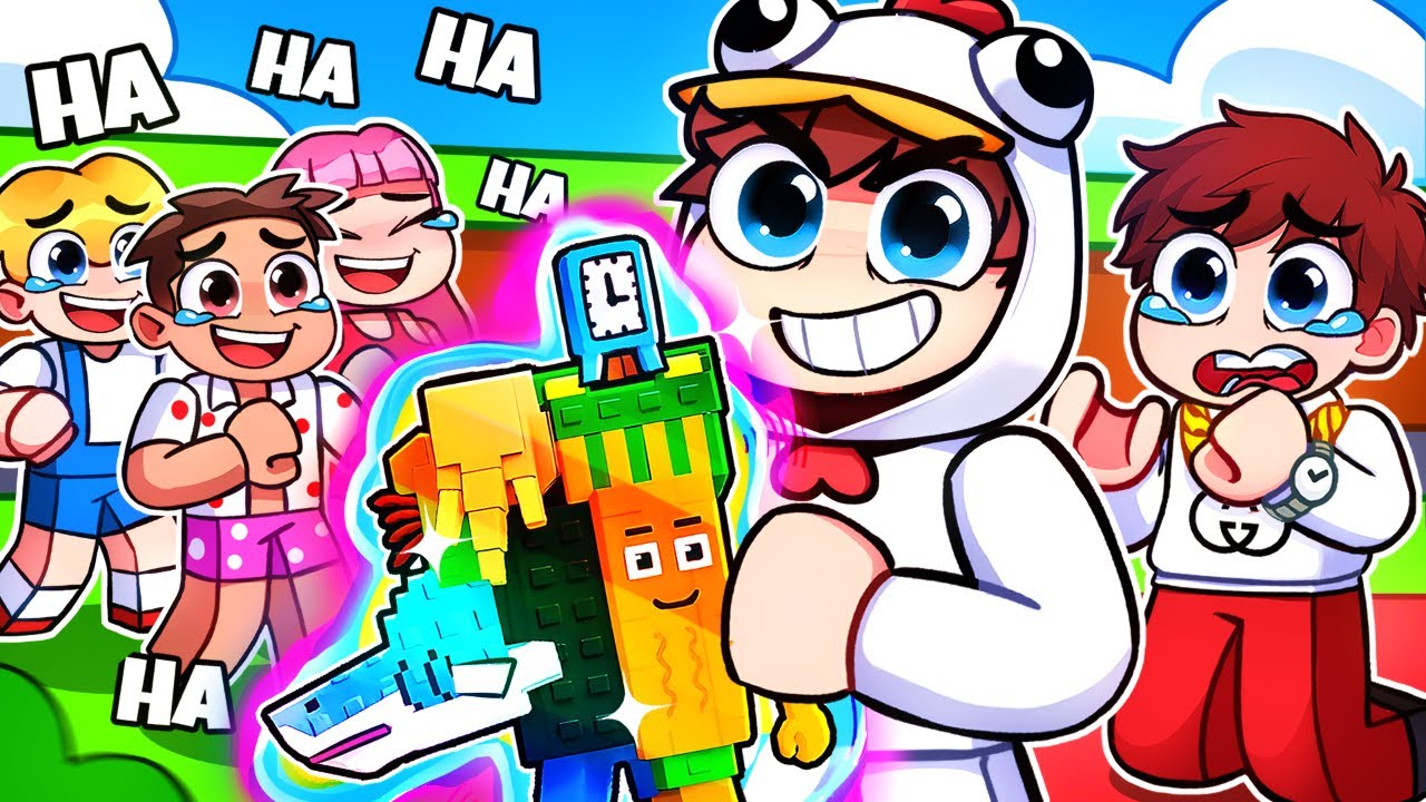 Cet Enfant RICHE m'insulte de PAUVRE donc je lui ai Volé ses BRAINROTS Secret ARC EN CIEL