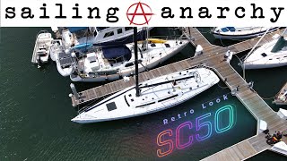 Santa Cruz 50 'Hula Girl' Boat tour - Retro boat EP5 - sailboat tour with  Scot Tempesta