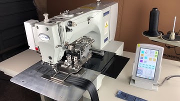 Dematron seat belt box-cross pattern , Webbing, Bartack