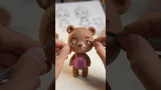 Masha & The Bear in Clay! 🐻😱 | Funny Clay Animation #Shorts