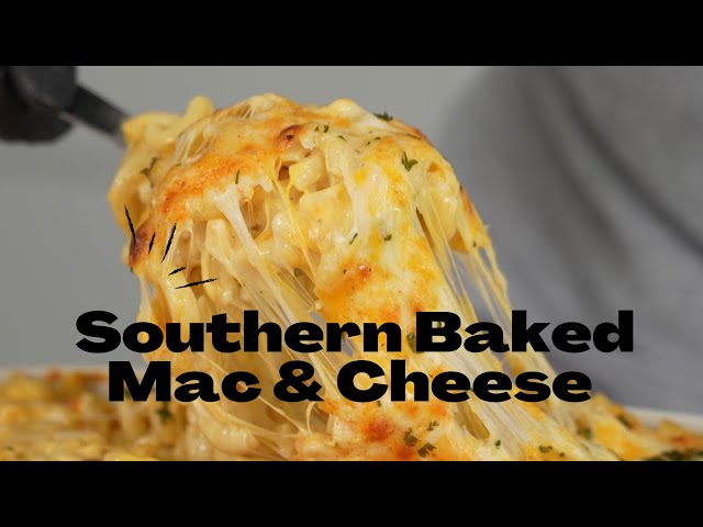 How To Make Baked Mac & Cheese Recipe #onestopchop class=