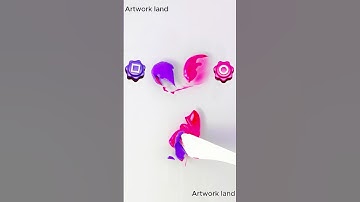 Squid Game Pieces #colormixing #satisfying #squidgame #squidgamechallenge #squidgame2 #shorts