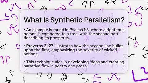 What Is Synthetic Parallelism? - The Prose Path