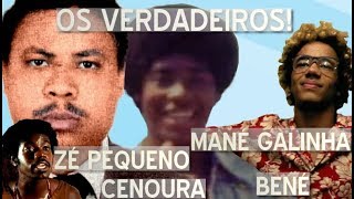 The real Zé Pequeno, Mané Galinha, and Bené. City of God.