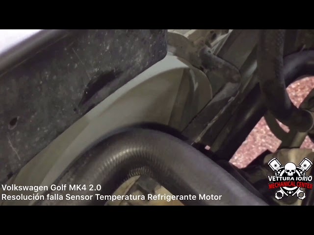 Volkswagen Golf MK4 2.0 resolución falla temperatura refrigerante motor -  YouTube