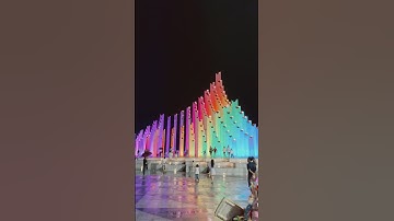 Tháp Tam Thắng về đêm lên đèn cực cháy