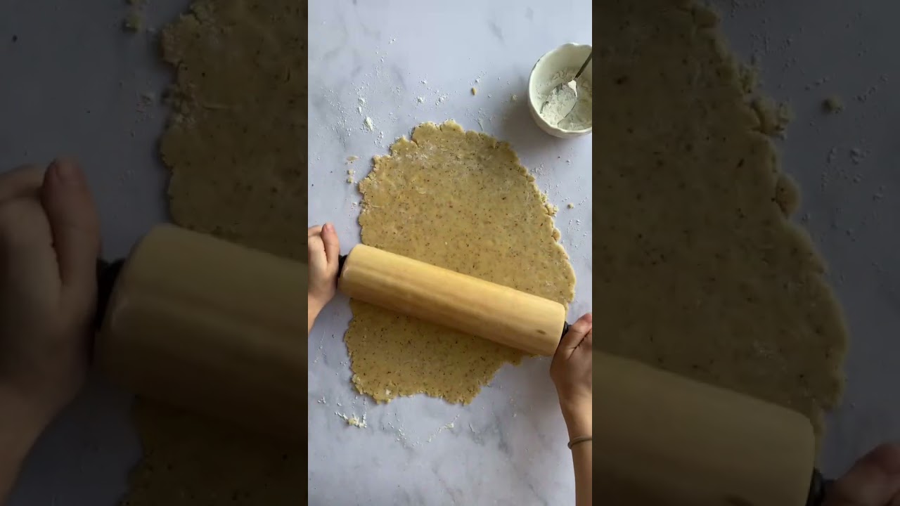 Raspberry Linzer cookies recipe from scratch ❤️ 