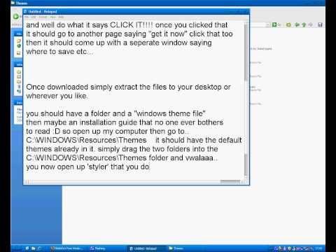 How To: Install Themes On Windows XP