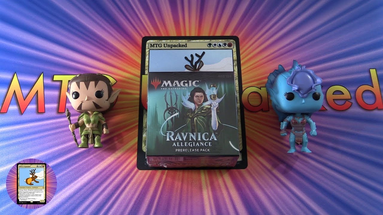 Ravnica Allegiance Prerelease Box #1 (Gruul) GREAT PULLS! - YouTube