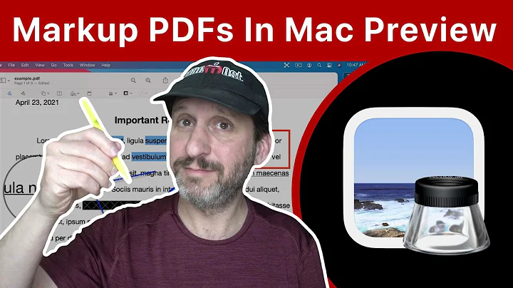 Mac Preview'da PDF İşaretleme Araçları
