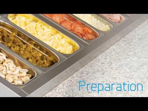 Foster Refrigerator Refrigerated Prep Counter Snapshot Video