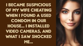 I became suspicious of my wife cheating when I found a used condom in our house... I installed