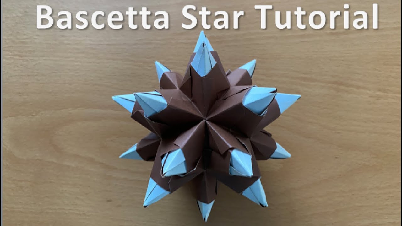Origami Bascetta Star Tutorial - Folding and Assembly