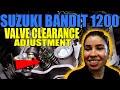 Suzuki Bandit 1200 Valve Clearance Adjustment - How to Adjust Valve Clearance