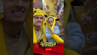 HONEYMOON DI JEPANG, PAPA JUSSA SAYANG ANAK BELIKAN KAMARI TOPI PIKACHU LUCU 🤩 #justinhubner