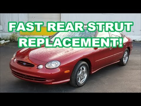 Ford Taurus REAR STRUT REPLACEMENT OVERVIEW/TIPS Mercury Sable complete quick strut/spring