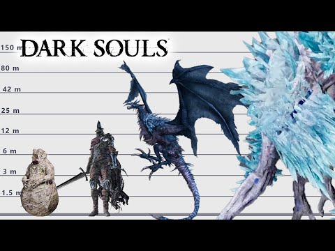 Dark Souls Size Comparison | Biggest Characters of Dark Souls | Satisfying Video