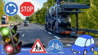 code de la route 2023 Nouveau examen théorique France 😘 test permis de conduire B