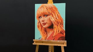 Painting Taylor Swift In Pop Art