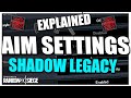 The New ADS Sensitivity Settings & Aim Tips in Shadow Legacy (New Way To Get 1:1)