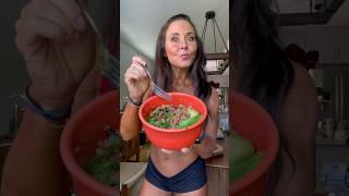 CENA ALTA EN PROTEÍNAS SIN CARNE  #fitness #shorts