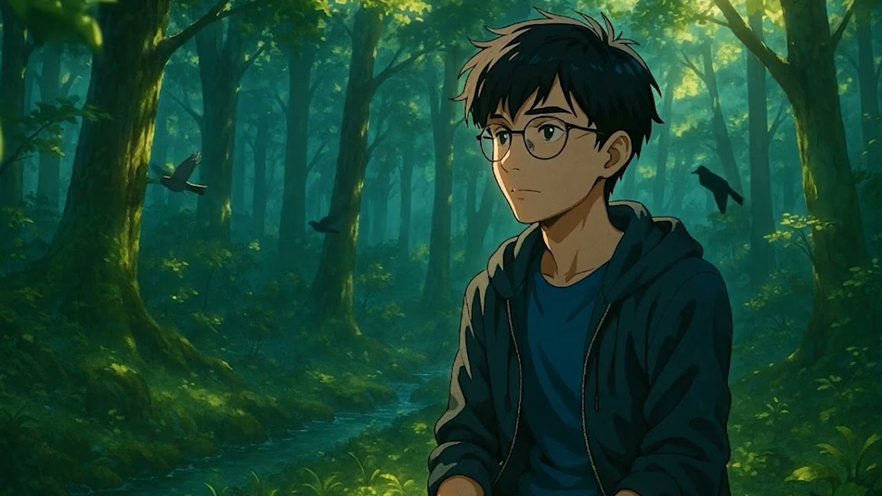 Chill Lofi in a Dreamy Anime Forest – Peaceful Beats for Study & Relaxation