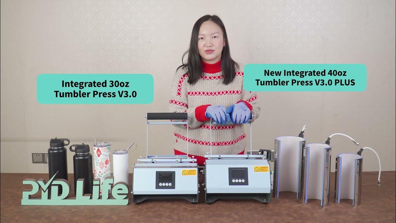 Launch the Newest 40oz tumbler bottle heat press machine! 