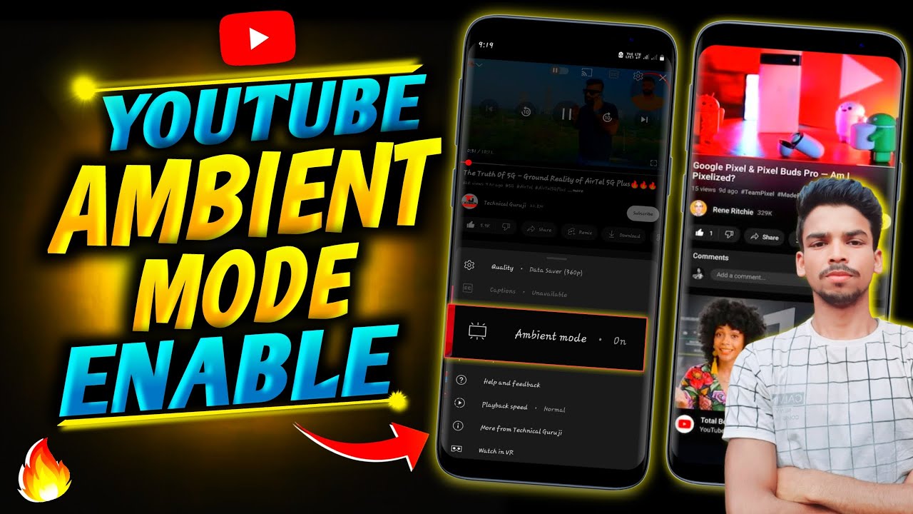 How To Enable Ambient Mode Feature On YouTube Videos|| How To Fixx Ambient Mode Not Working Problem💥