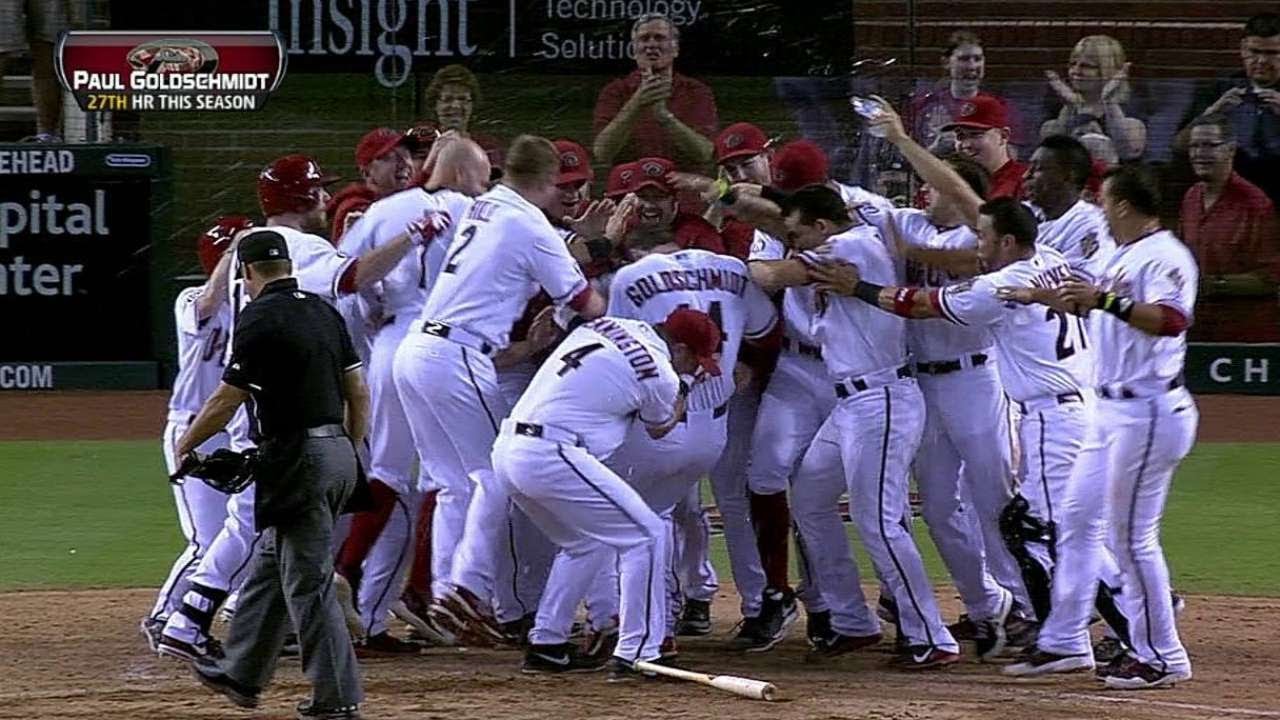 Goldschmidt homers for D-backs walk-off win
