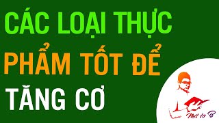 💪 Các loại Thực phẩm Tốt cho việc Xây dựng Cơ bắp