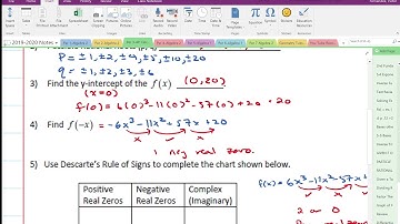 Graphing Polynomials   Part 1