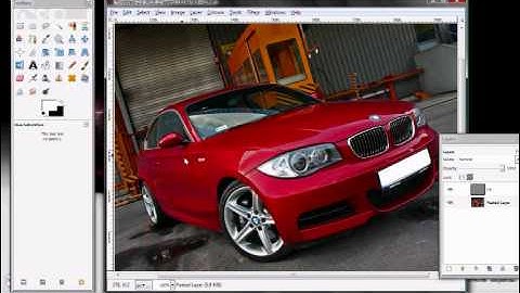Change car colour in gimp